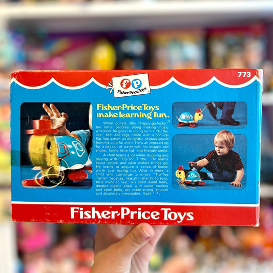 Fisher - Price: Tip - Toe Turtle #644 (60s/70s) - PopCultGang