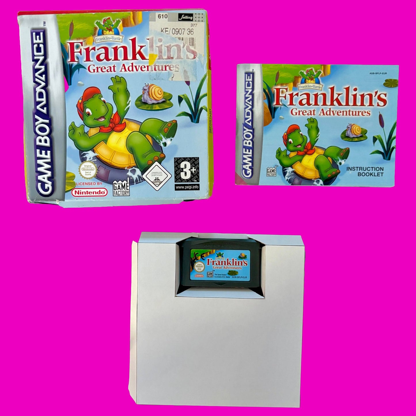 Franklin's Great Adventure (CIB, Gameboy Advance) - PopCultGang