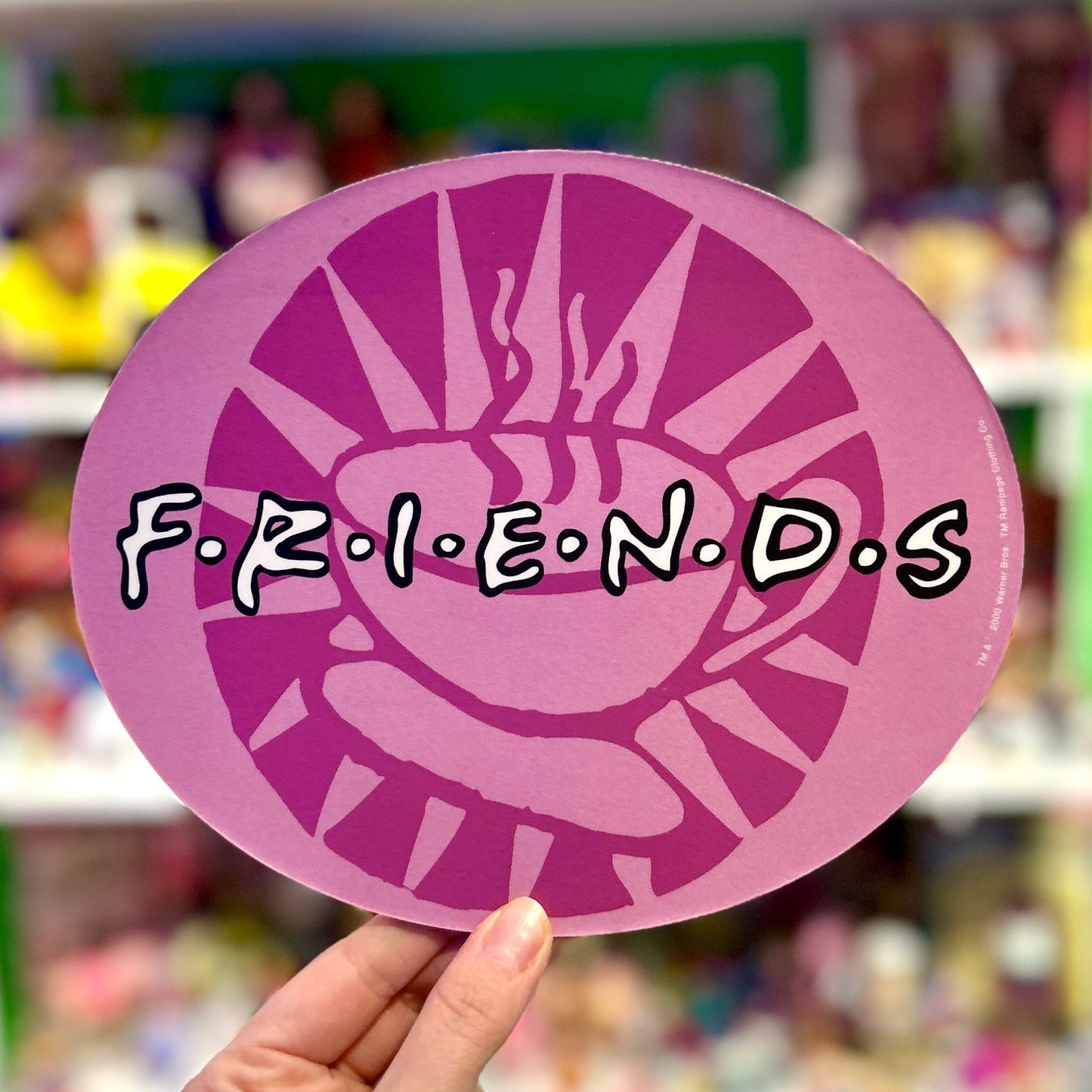 Friends TV - Series: Vintage Purple Mouse Pad (Warner Bros., 2000) - PopCultGang