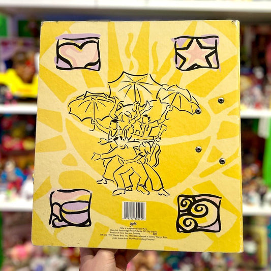 Friends TV - Series - Vintage Yellow Ring - binder (Warner Bros., 90s) - PopCultGang