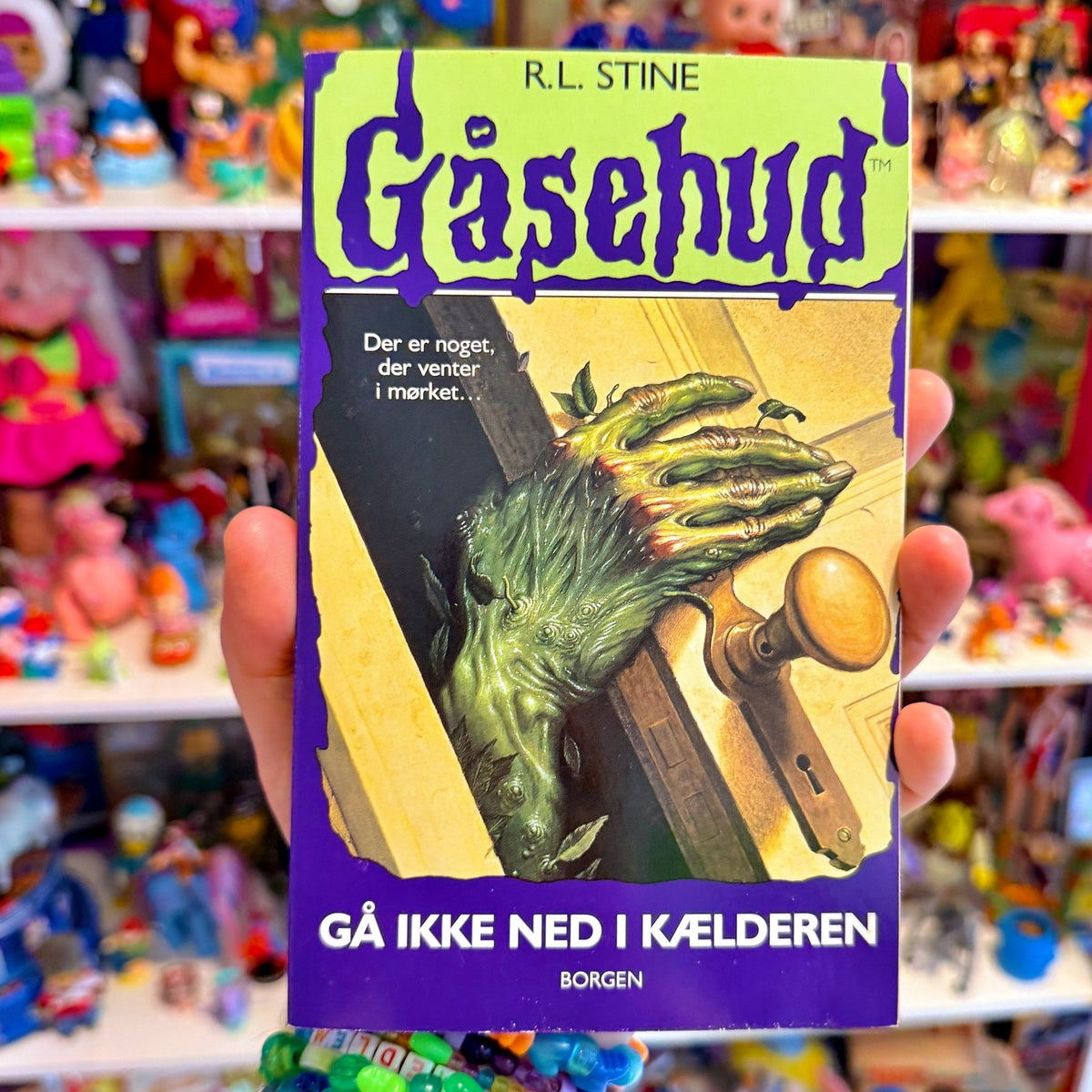 Gåsehud: Gå Ikke Ned I Kælderen 2 (danish book, 90s) - PopCultGang
