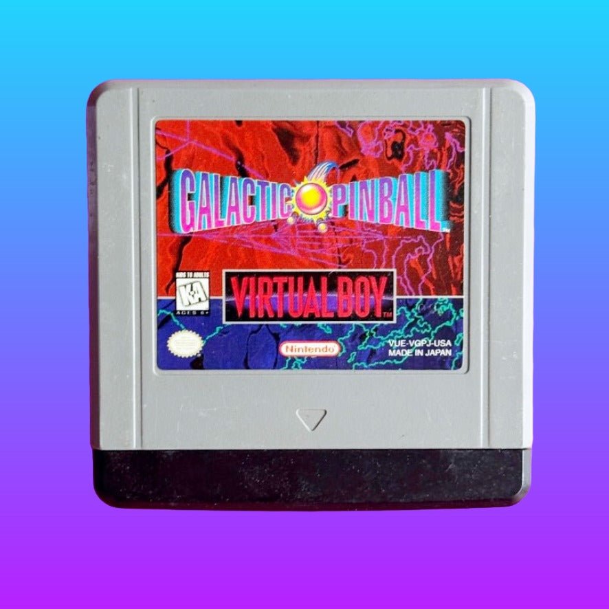 Galactic Pinball (USA, Nintendo Virtual Boy) - PopCultGang