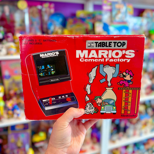 Game & Watch: Mario's Cement Factory Tabletop (CIB, Nintendo, 1980s) - PopCultGang