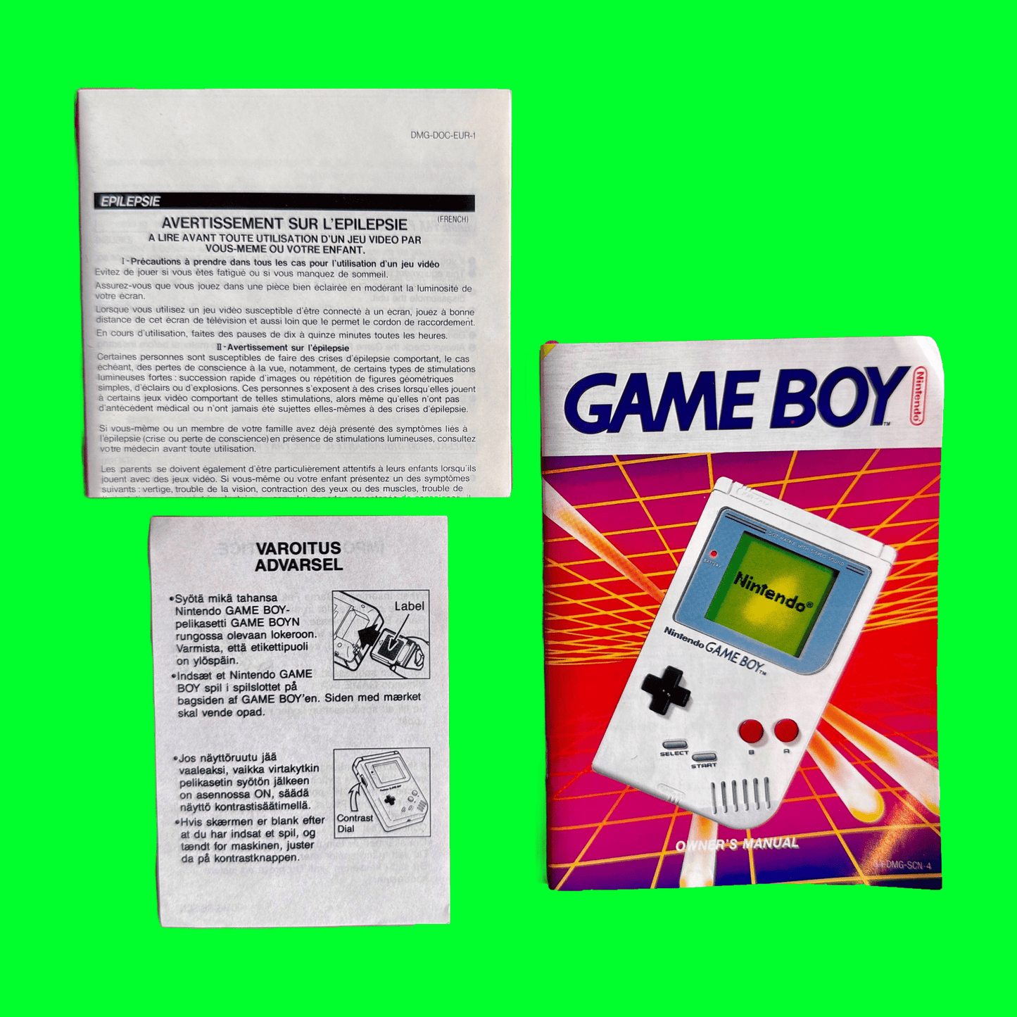 Gameboy: Play It Loud Blue (DMG - 01, complete in box, Bergsala, Nintendo) - PopCultGang