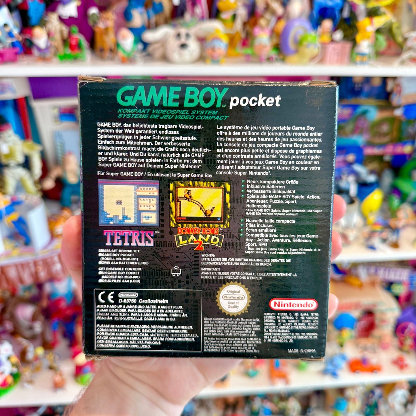 Gameboy Pocket: Green (CIB - Complete In Box, Nintendo) - PopCultGang