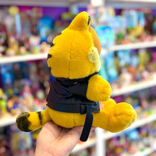 Garfield in Leather Jacket Singing Plush (90s) - PopCultGang