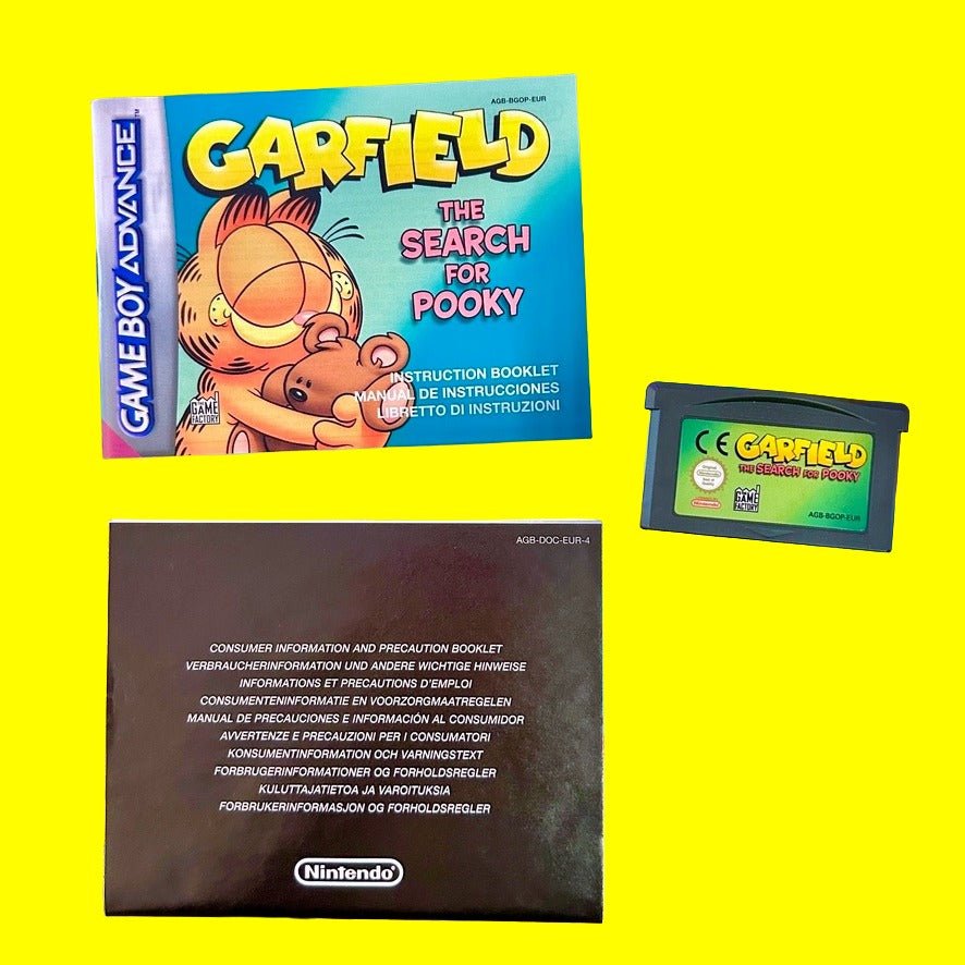 Garfield: The Search For Pooky (CIB, Gameboy Advance) - PopCultGang