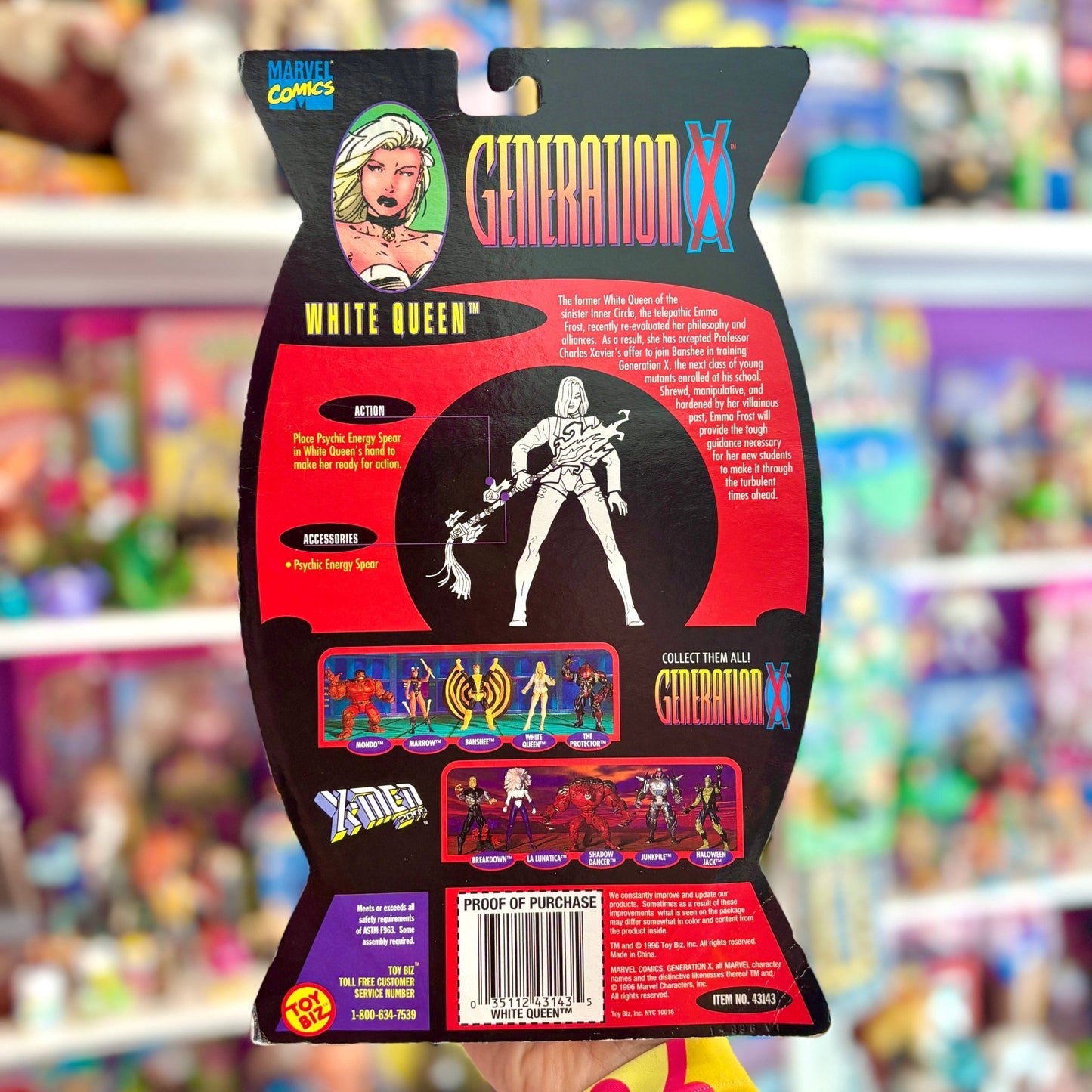 Generation X: White Queen Action Figure (ToyBiz, 1995) - PopCultGang