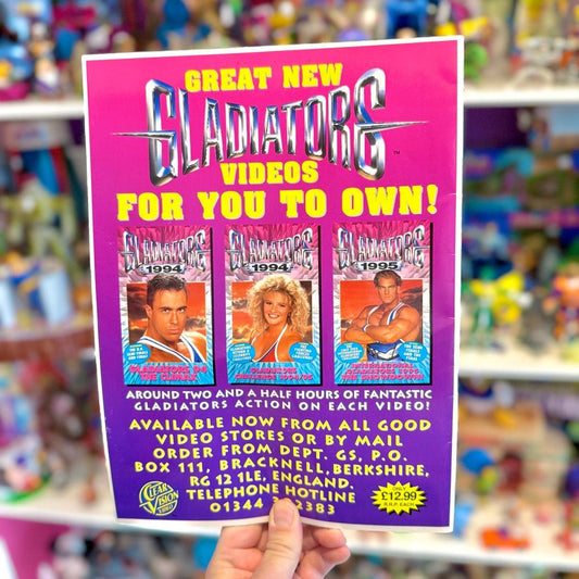 Gladiators Magazine Annual: National Indoor Arena Birmingham (American Gladiators UK version, 90s) - PopCultGang