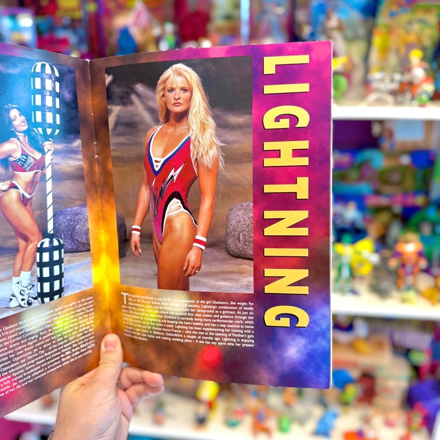 Gladiators Magazine Annual: National Indoor Arena Birmingham (American Gladiators UK version, 90s) - PopCultGang