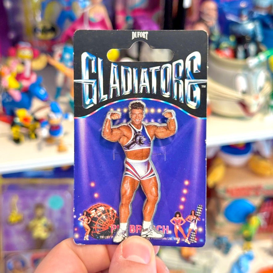 Gladiators Wrestler Badges (American Gladiators UK version, 1993) - PopCultGang