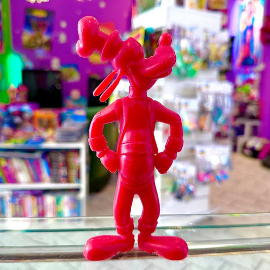 Goofy Red Plastic Figure (Louis Marx, Disney, 70s) - PopCultGang