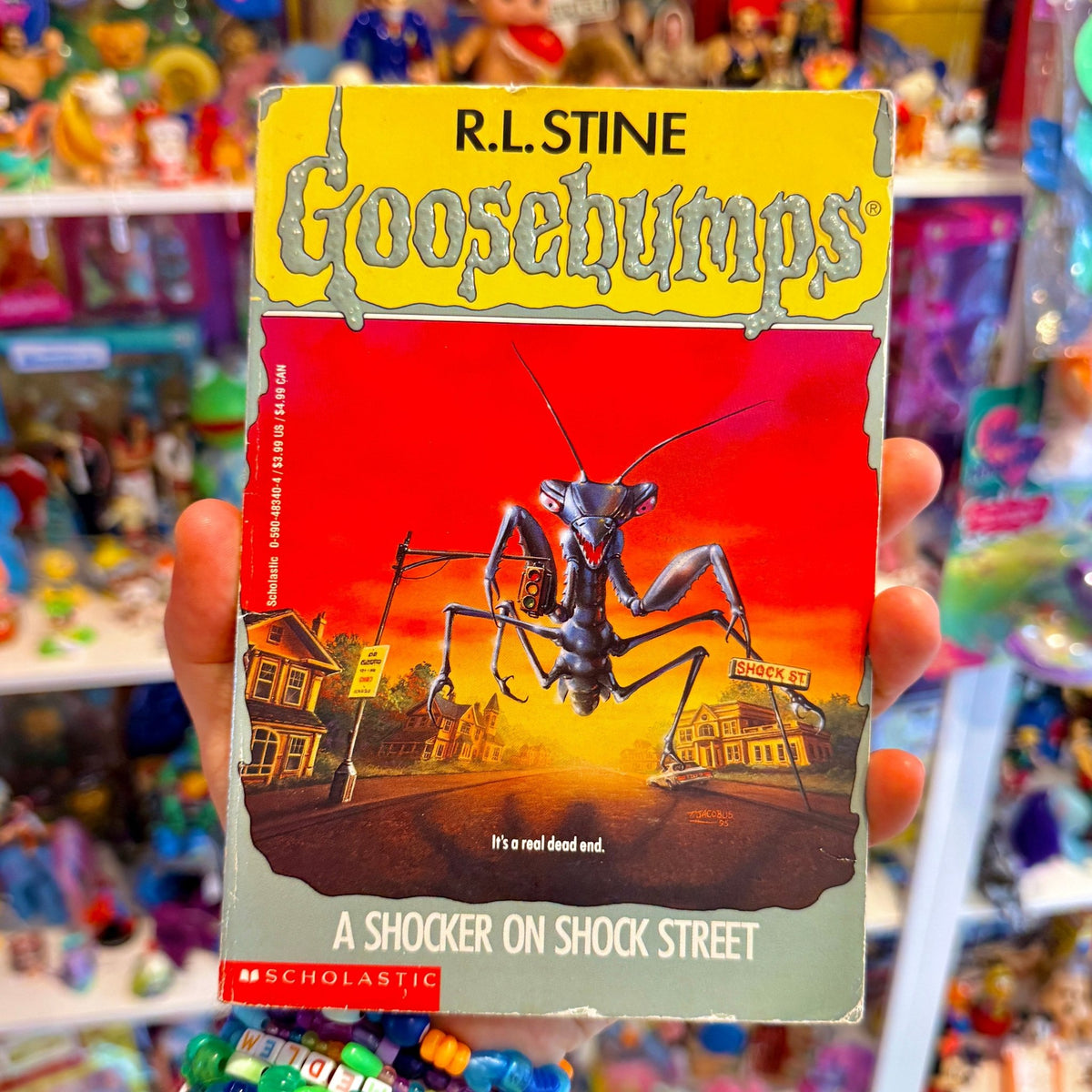 Goosebumps: A Shocker On Shock Street 35 (English book, 90s) - PopCultGang