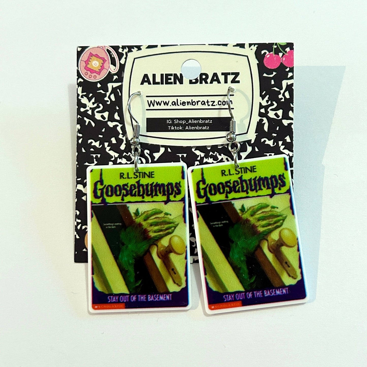 Goosebumps Book Earrings - PopCultGang