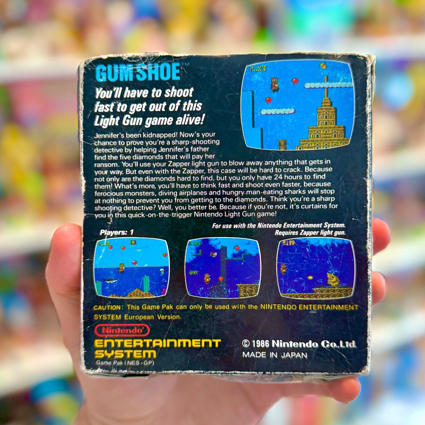 Gumshoe (with small box, NES) - PopCultGang