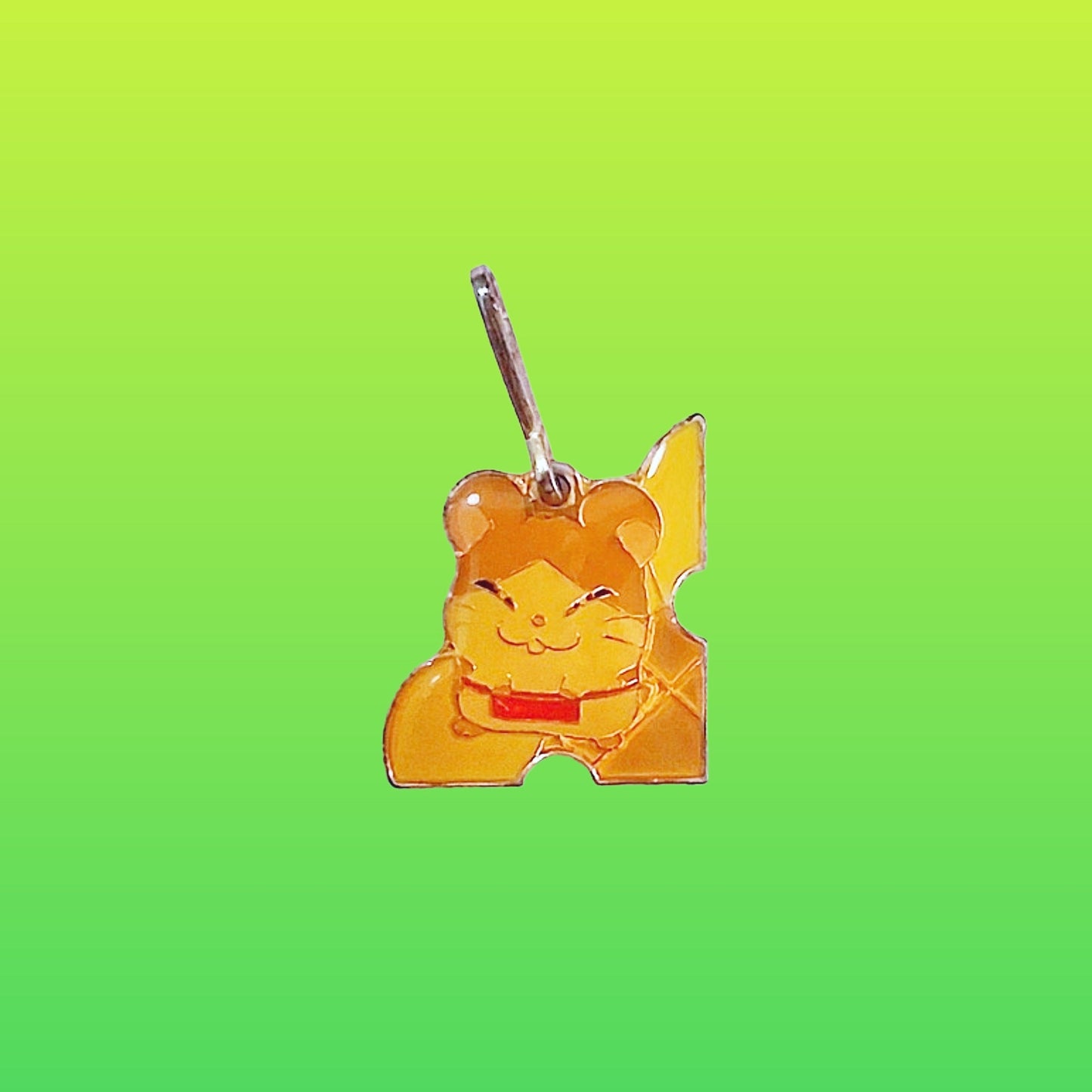 Hamtaro: Howdy Metal Charm - Mini Keychain (2000s) - PopCultGang
