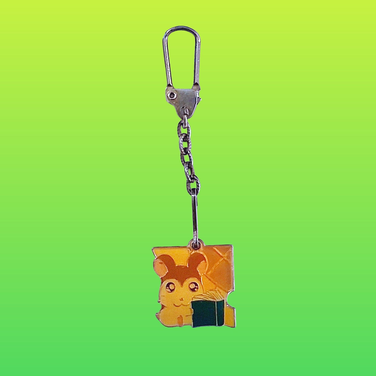 Hamtaro: Maxwell Metal Charm - Mini Keychain (2000s) - PopCultGang