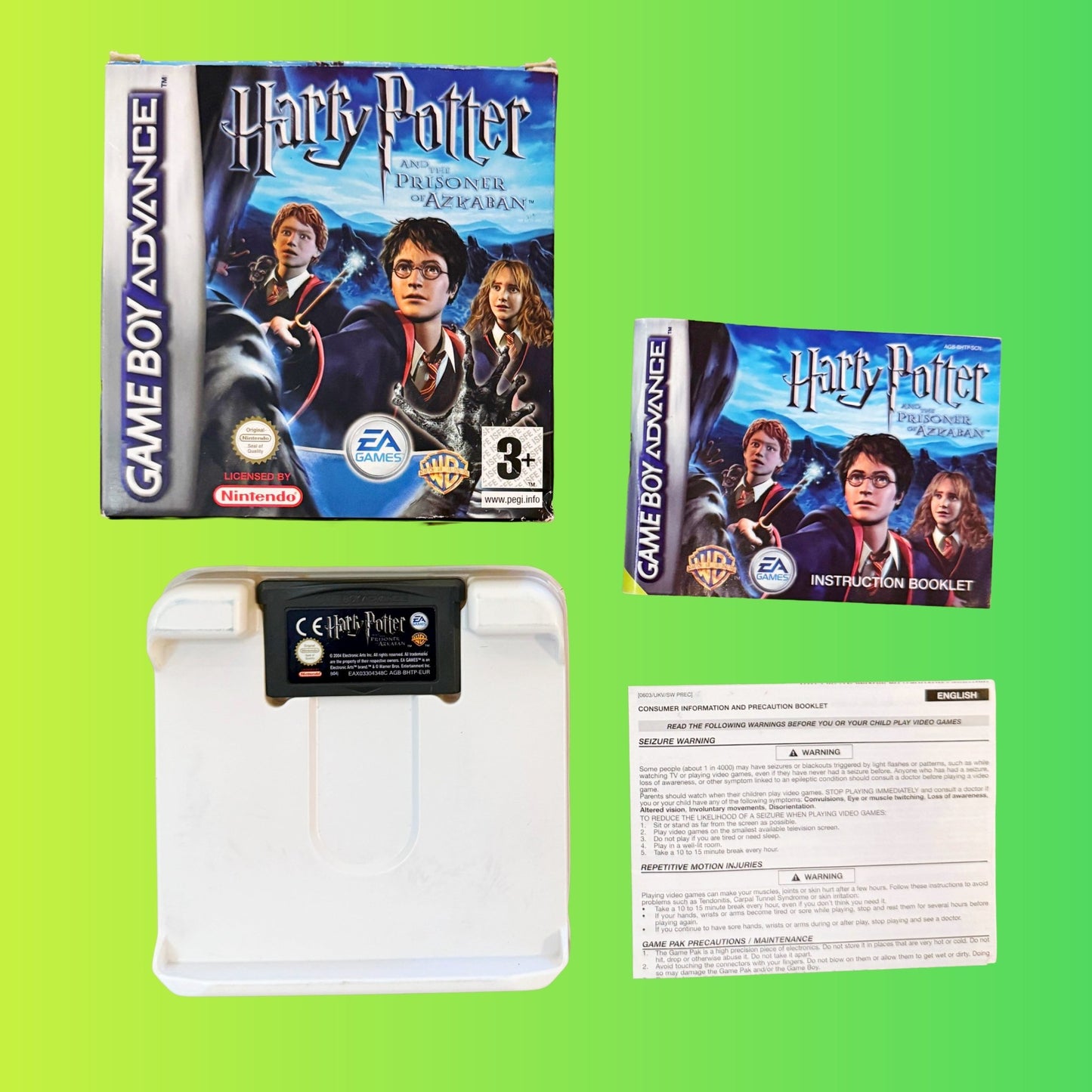 Harry Potter And The Prisoner of Azkaban (CIB, Gameboy Advance) - PopCultGang