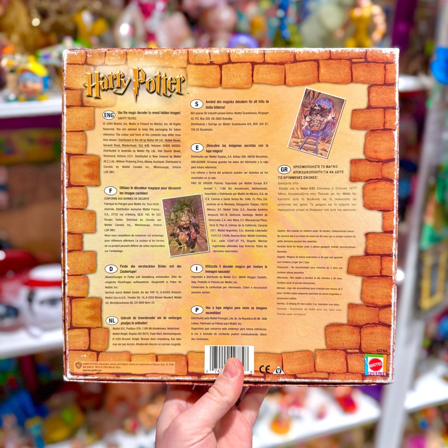 Harry Potter & The Philosopher’s Stone: 300 Pieces Puzzle - Harry Potter & Fluffy (Mattel, 2000s) - PopCultGang