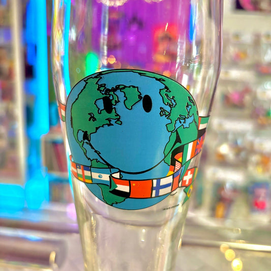 “Have A Nice Millenium” Smiley, Year 2000 Drinking Glass (2000s) - PopCultGang
