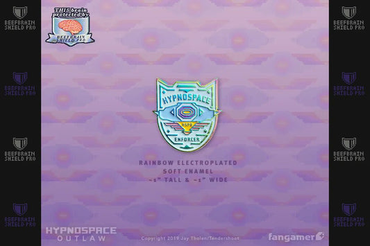 Hypnospace Outlaw - Hypnospace Enforcer Badge (Enamel Pin) - PopCultGang