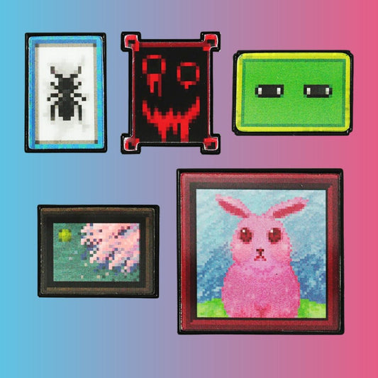 Ib: Guertena Artwork Lenticular Pin Set (Fangamer) - PopCultGang