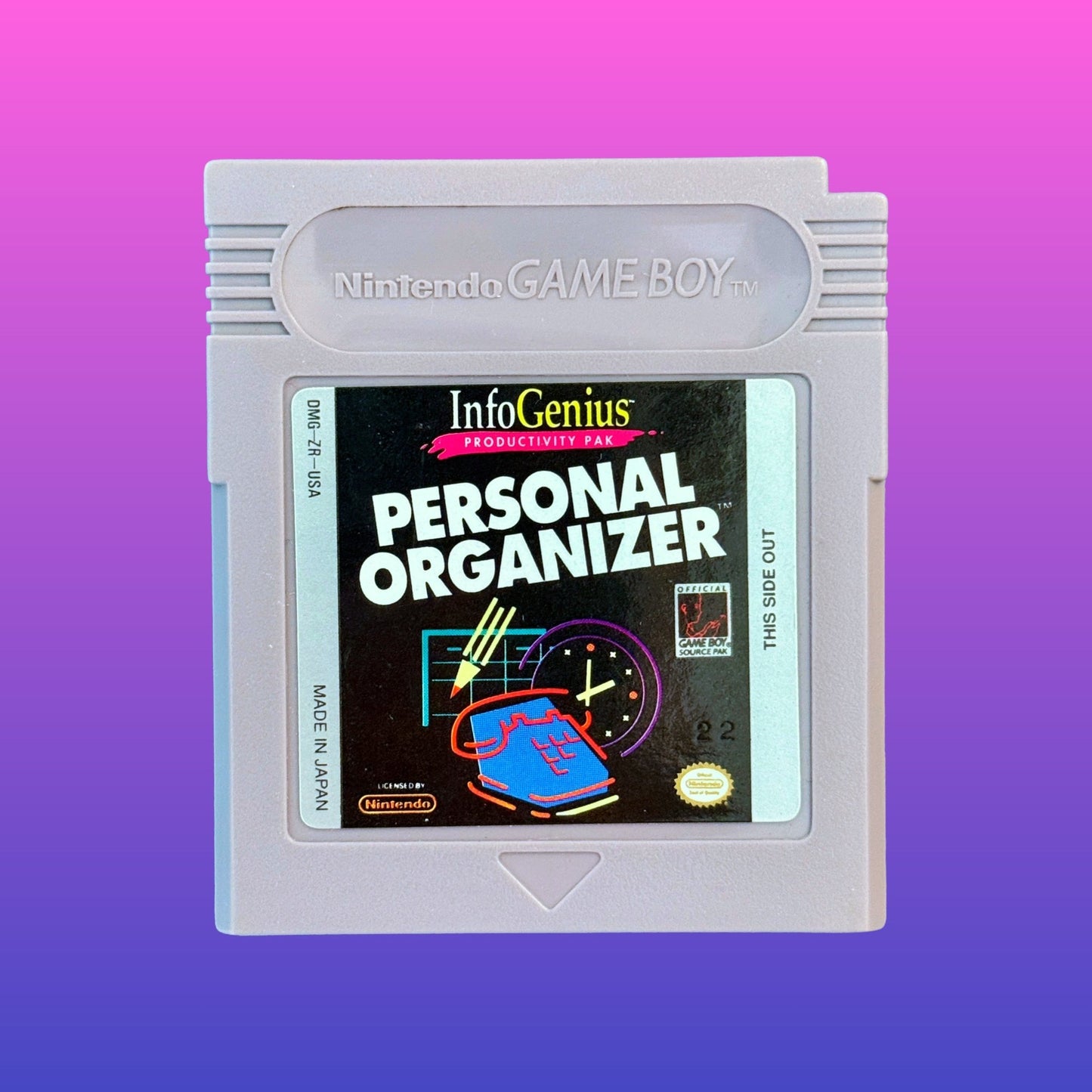 InfoGenius Personal Organizer (Gameboy) - PopCultGang