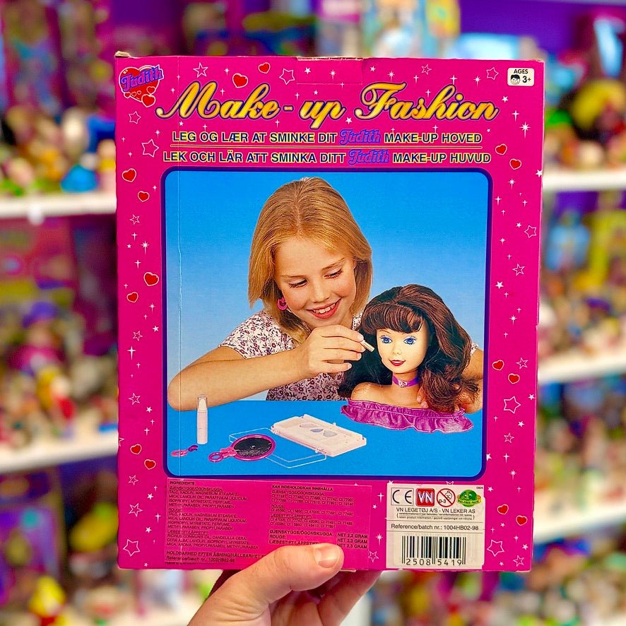 Judith - Beauty Make - Up Fashion Doll Head (NIB, Barbie Clone, 90s) - PopCultGang
