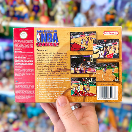 Kobe Bryan in NBA Courtside (CIB, N64) - PopCultGang