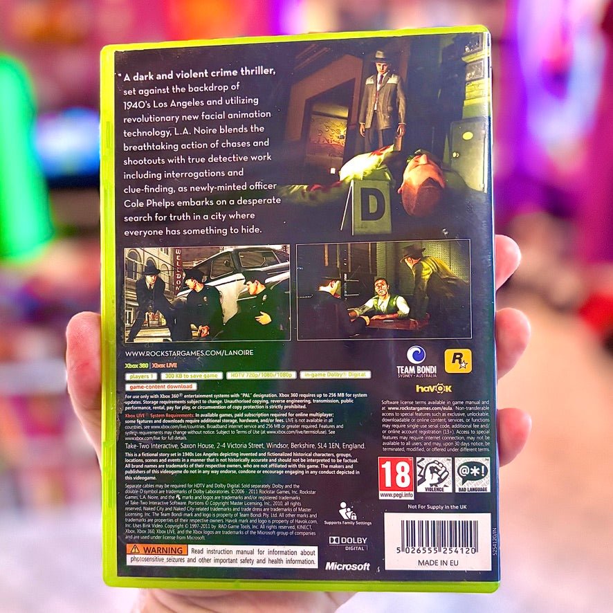 L.A. Noire (Xbox 360) - PopCultGang