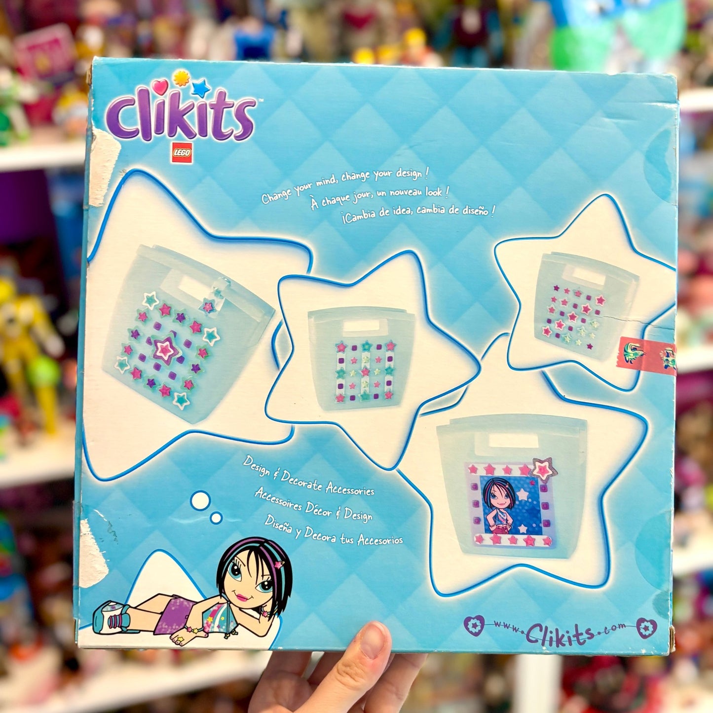 Lego Clikits Trendy Totes Sky Blue 7512 (2003) - PopCultGang