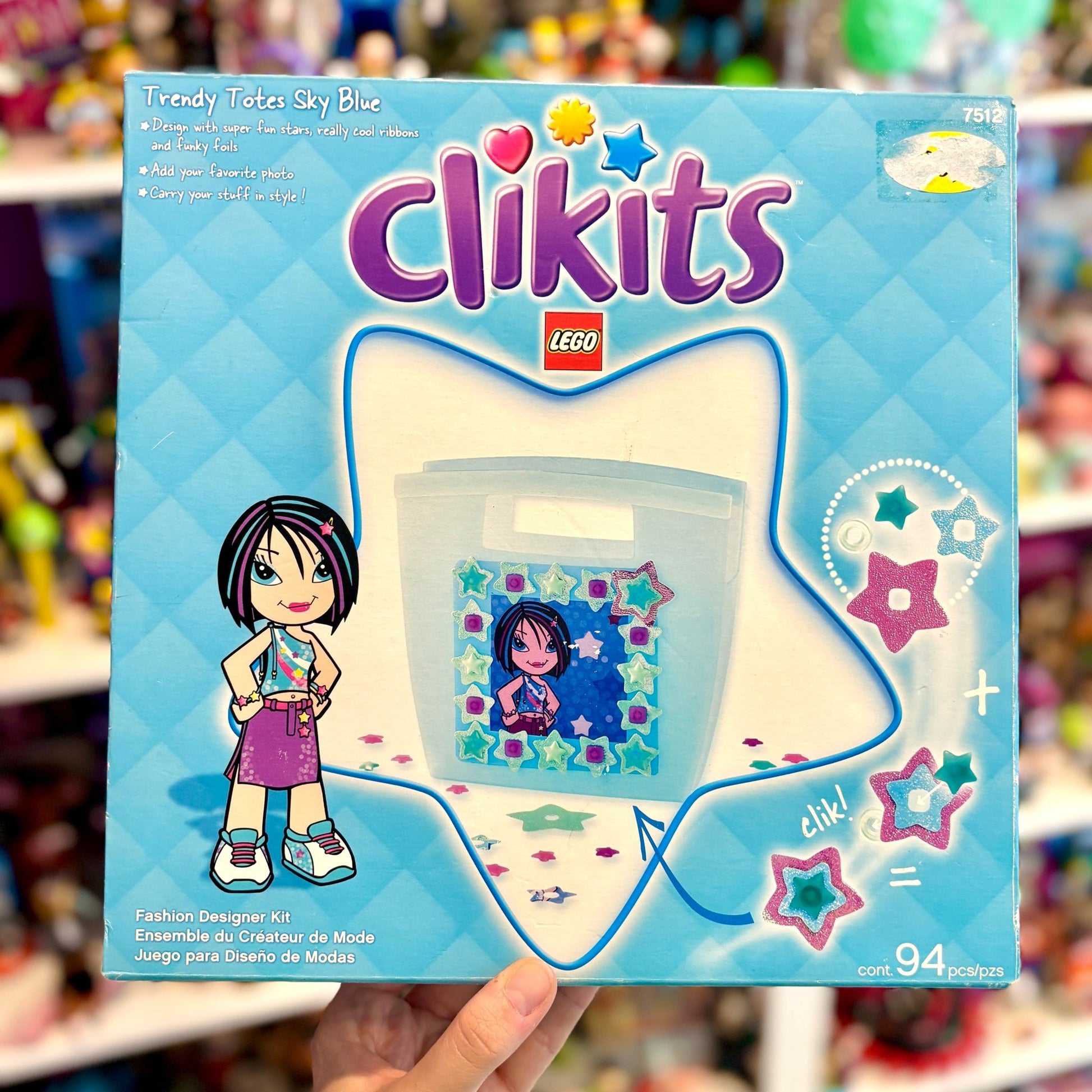 Lego Clikits Trendy Totes Sky Blue 7512 (2003) - PopCultGang