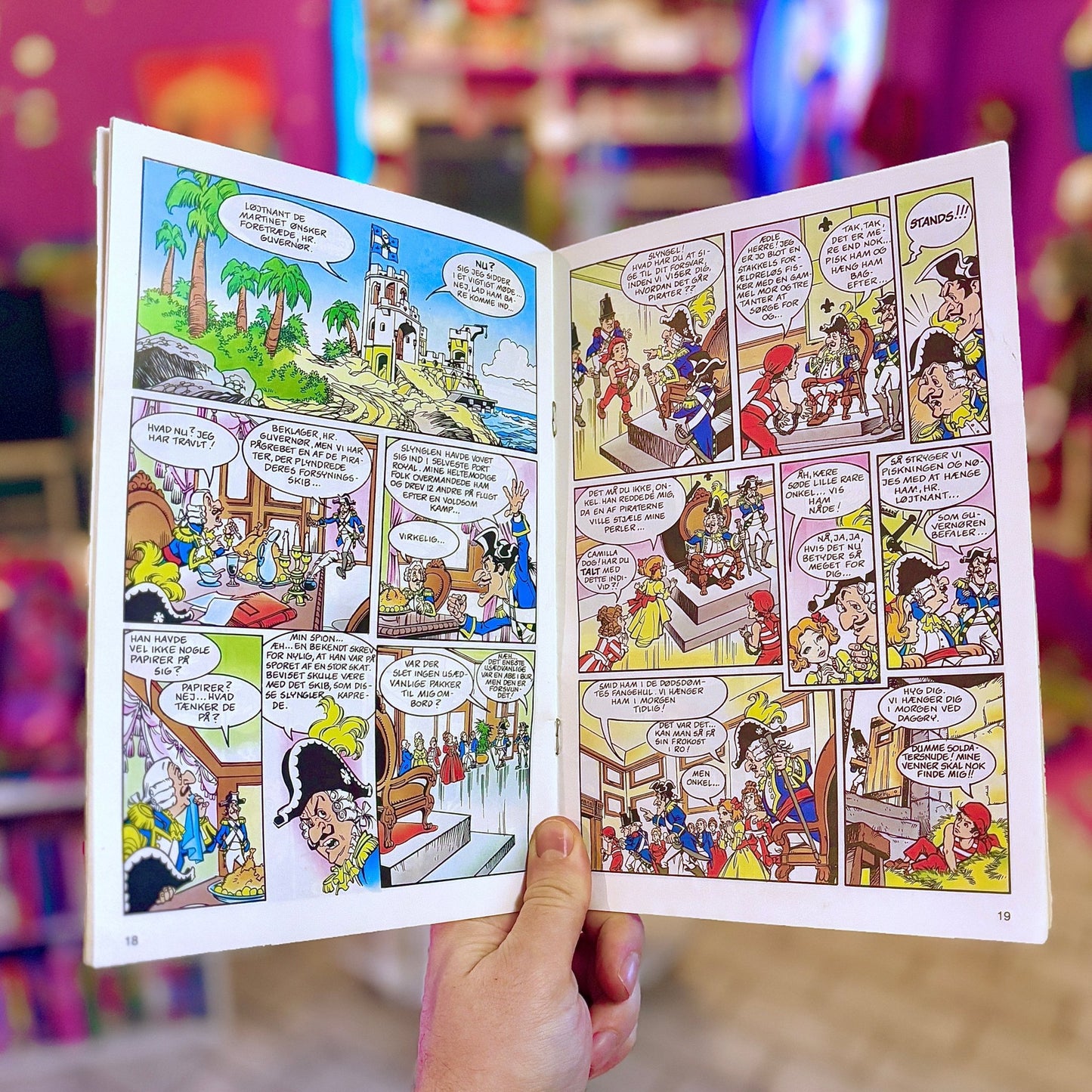 "Lego Piraterne: Den Gyldne Mønt" - Lego 6255 Comic Book, Danish (1989) - PopCultGang