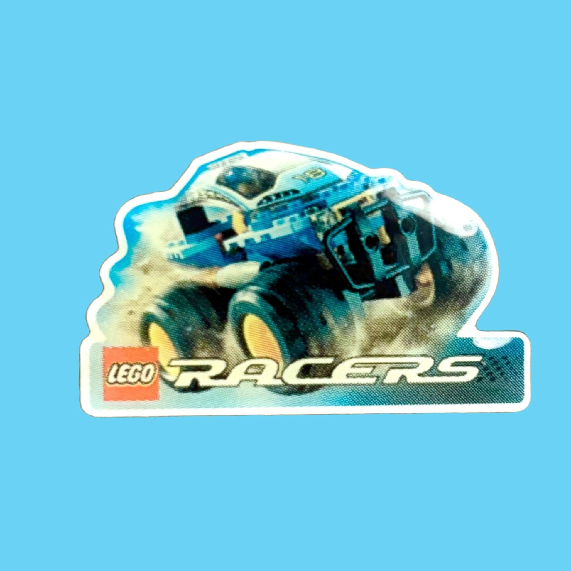 Lego Racers Plastic Badge Pin (2000s) - PopCultGang