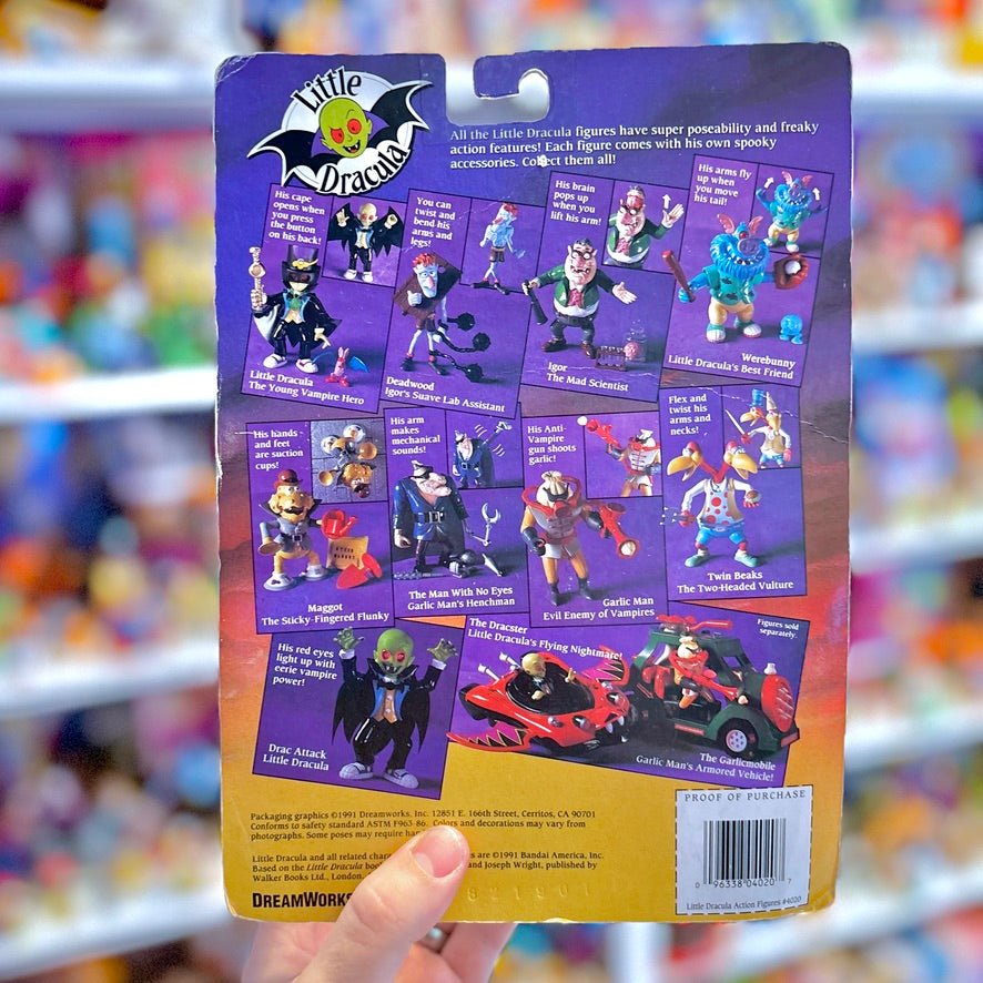 Little Dracula: Garlic Man Action Figure (MOC, DreamWorks, 1991) - PopCultGang