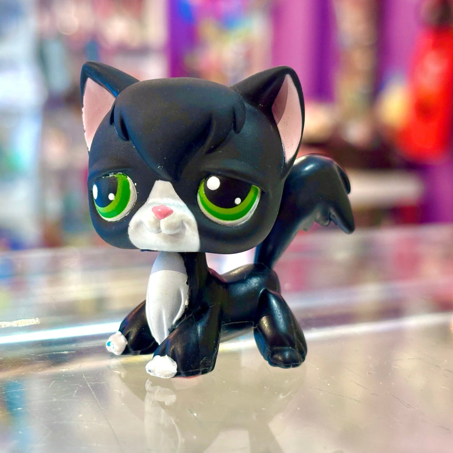 Littlest Pet Shop: 55 Long Hair Black Cat (2000s) - PopCultGang