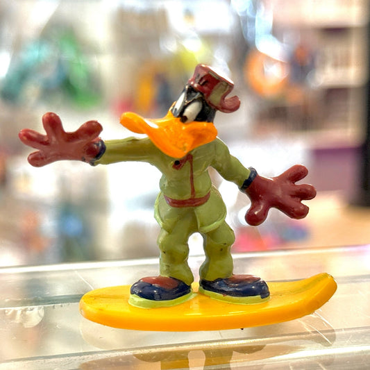 Looney Tunes: Daffy Duck on Surfboard PVC Figure (90s) - PopCultGang