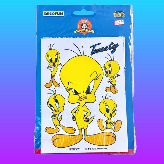 Looney Tunes: Reusable Tweety Stickers (Fatastix, Decofun, 1999) - PopCultGang