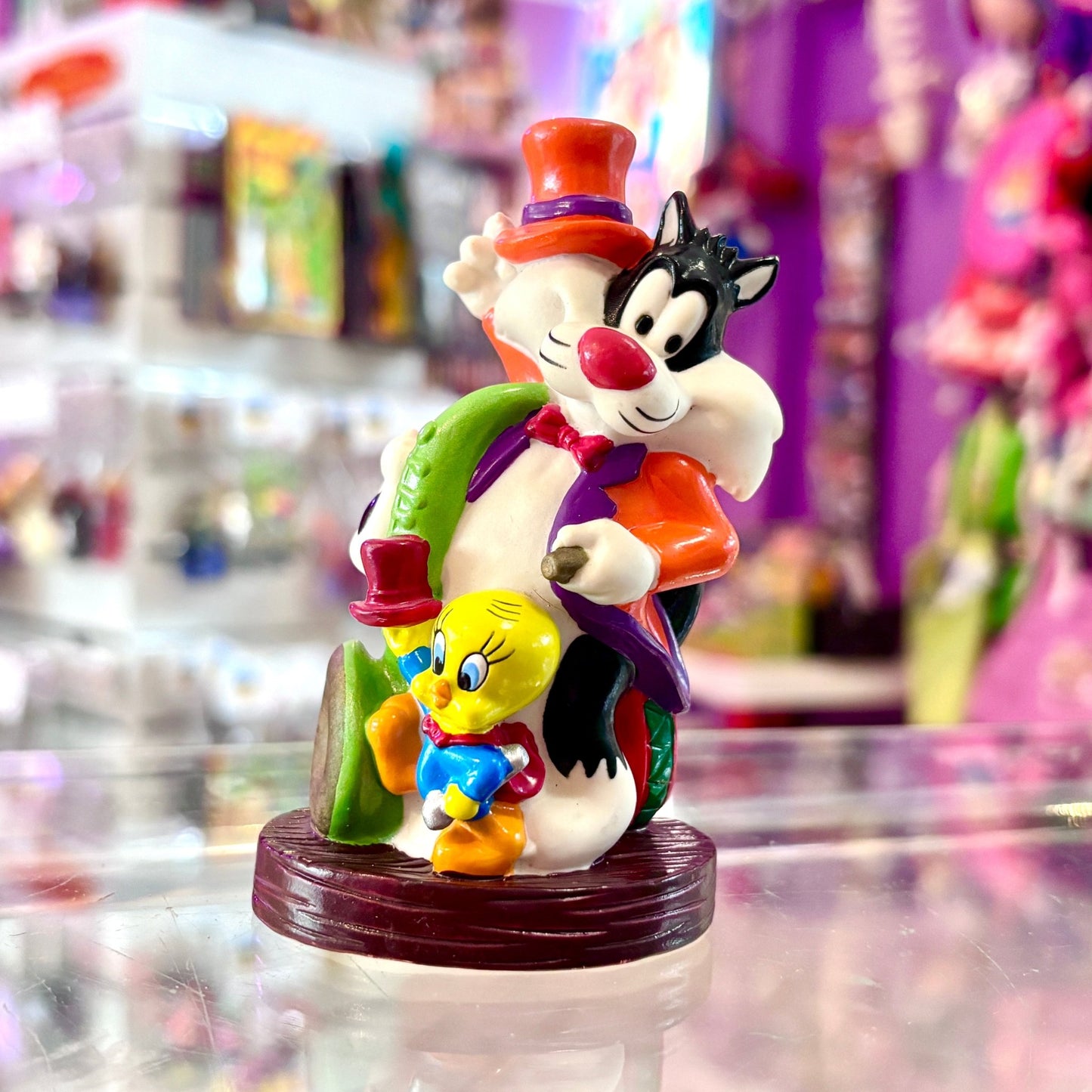 Looney Tunes: Sylvester and Tweety Jazz Look Figure PVC (90s) - PopCultGang