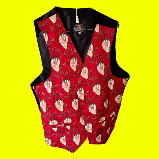 Looney Tunes: Taz The Tazmanian Devil Vest (90s) - PopCultGang