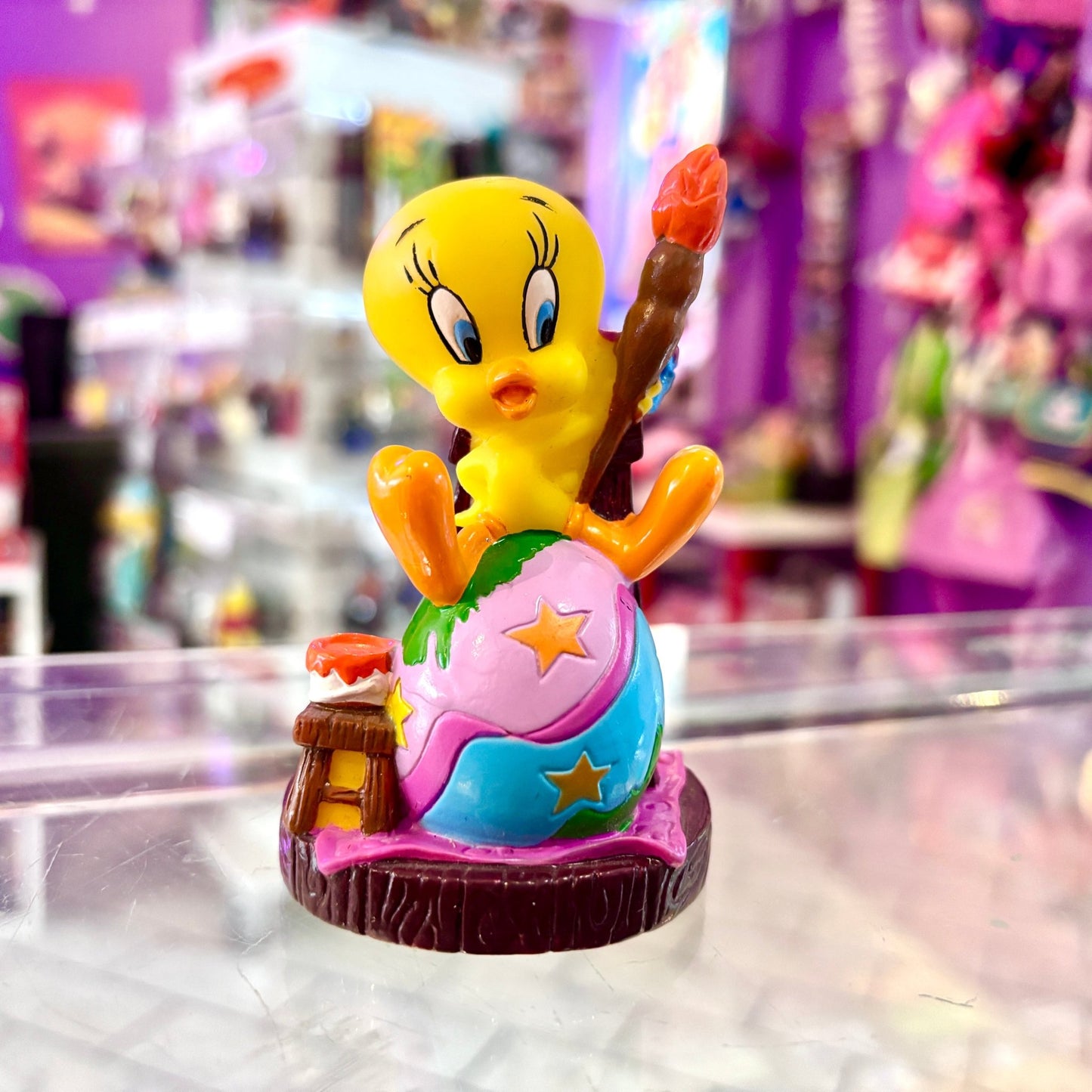 Looney Tunes: Tweety on Easter Egg PVC Figure (90s) - PopCultGang