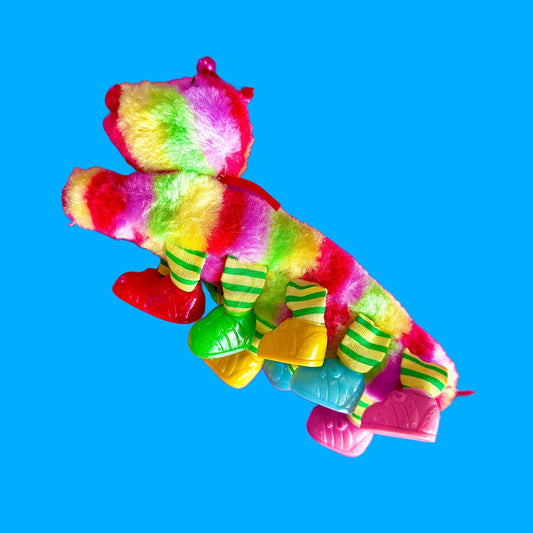 Lots - a - Lots - a - Leggggggs Caterpillar Bootleg Clip - On Hugging Plush Cord - Hanger (80s) - PopCultGang