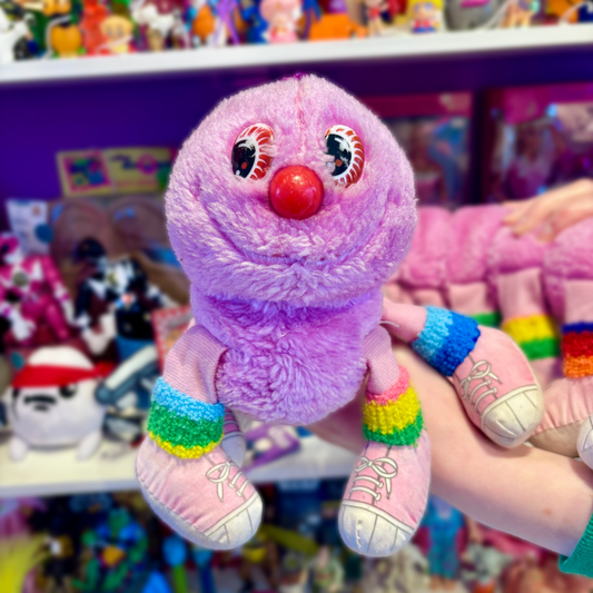 Lots - A - Lots - A - Leggggggs: Purple 30cm Caterpillar Plush (1984) - PopCultGang