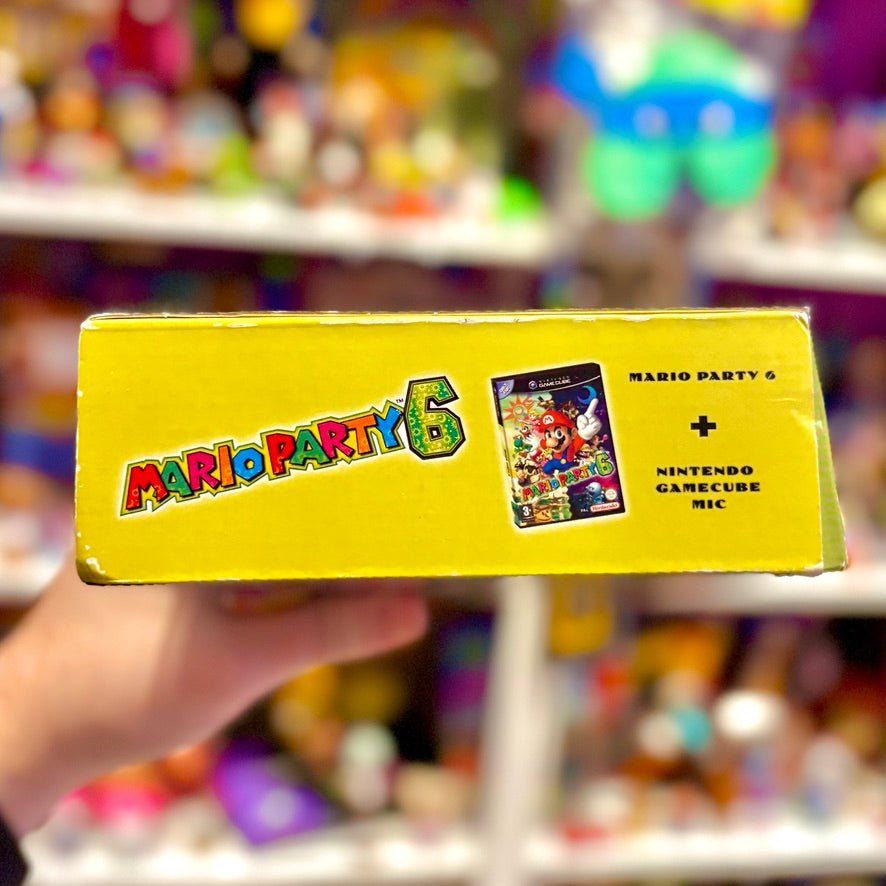 Mario Party 6 + Microphone (big box, Gamecube) - PopCultGang