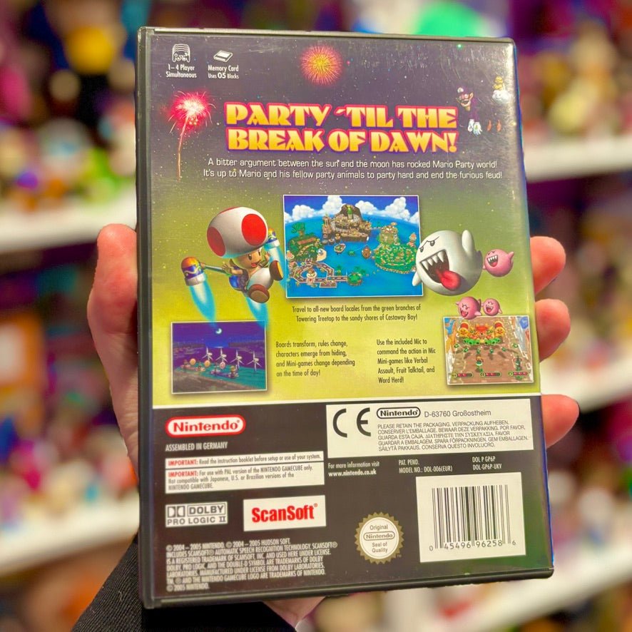 Mario Party 6 + Microphone (big box, Gamecube) - PopCultGang