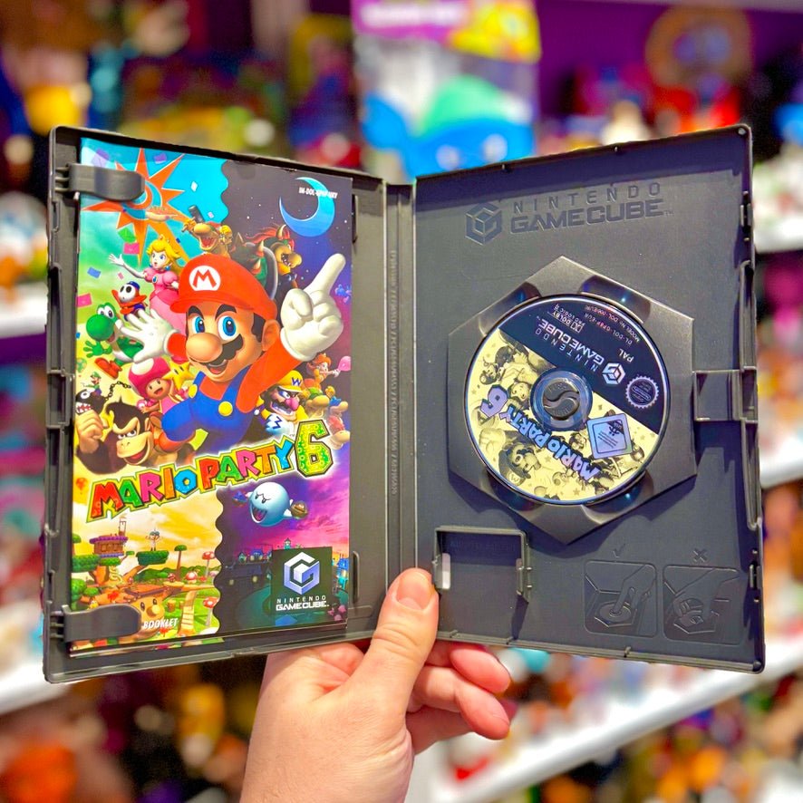 Mario Party 6 + Microphone (big box, Gamecube) - PopCultGang