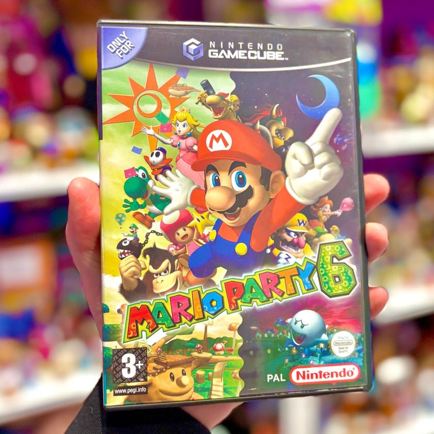 Mario Party 6 + Microphone (big box, Gamecube) - PopCultGang
