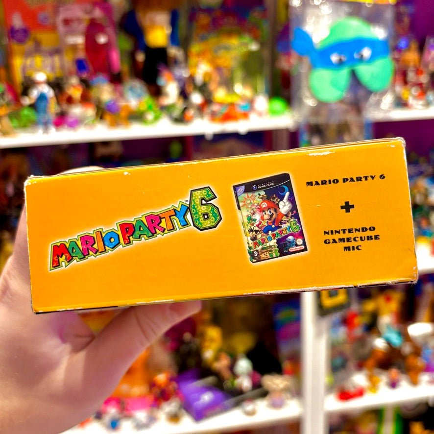 Mario Party 6 + Microphone (big box, Gamecube) - PopCultGang