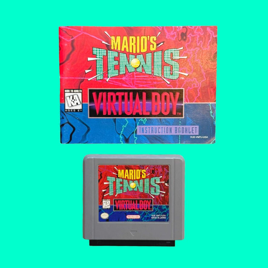Mario Tennis (USA, Nintendo Virtual Boy) - PopCultGang