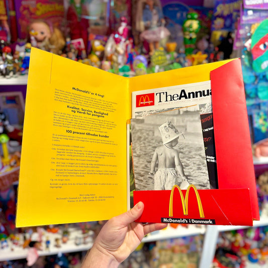 McDonalds Employee Training Manual Folder - Danish Language (1998) - PopCultGang